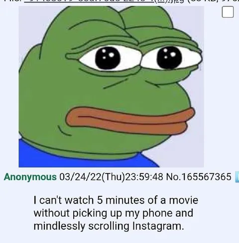 Can't Watch Without Scrolling