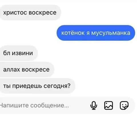 Котёнок-мусульманка и воскресенье