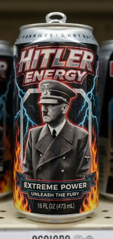 Hitler Energy Drink Can