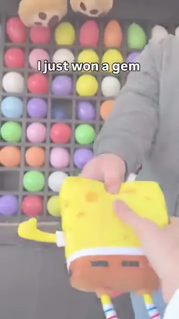 I Just Won a Gem SpongeBob Ride