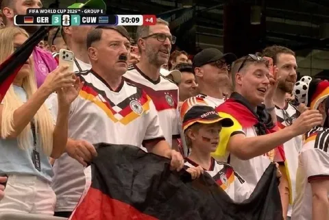 Hitler Lookalike at World Cup