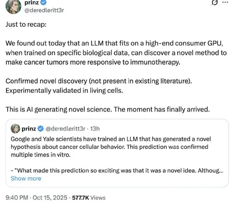 AI Generates Novel Science