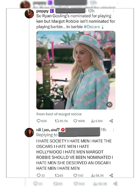 Margot Robbie Oscar Snub Reaction