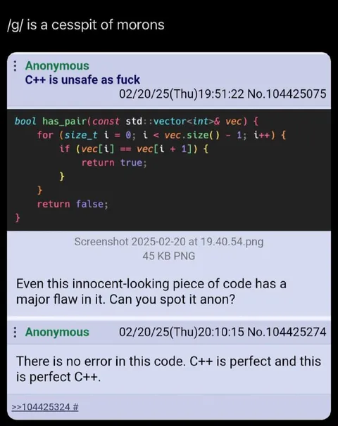 C++ Is Perfect