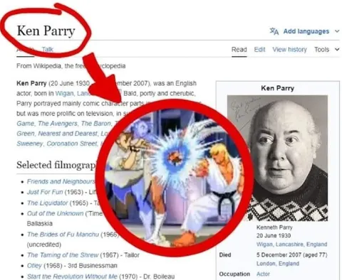 Ken Parry Wikipedia Fight