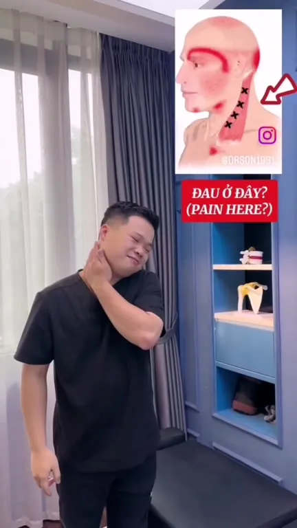 Đau cổ và kéo giãn