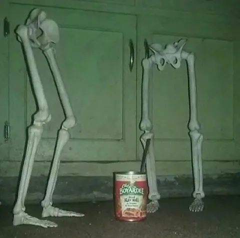 Skeletons Sharing Ravioli