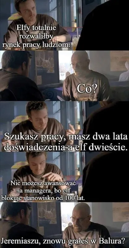 Elfy rozwalają rynek pracy