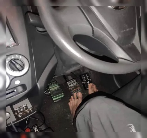 Driving With Guitar Pedals