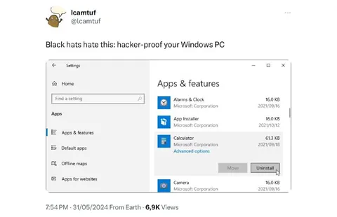 Black Hats Hate Windows Calculator