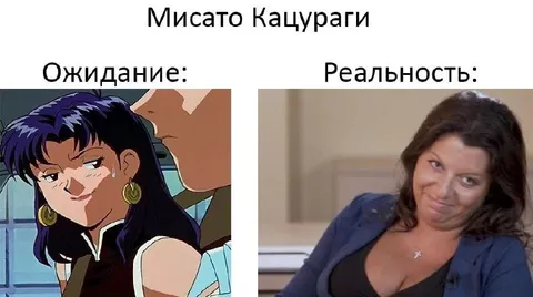Мисато Кацураги: ожидание и реальность