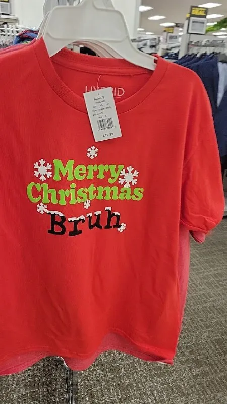Merry Christmas Bruh Shirt
