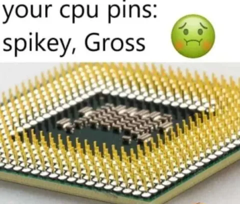 Spiky Gross CPU Pins