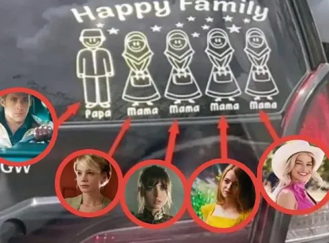 Happy Family Car Sticker