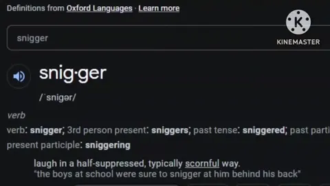 Caldwell Learns What Snigger Means