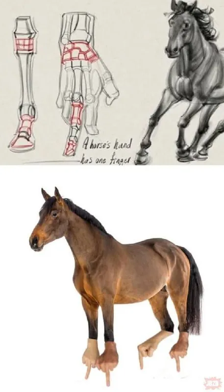 Horse Has One Finger