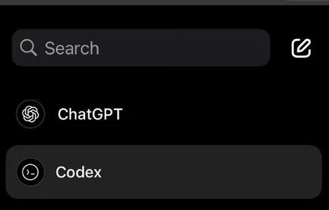 ChatGPT Chooses Codex