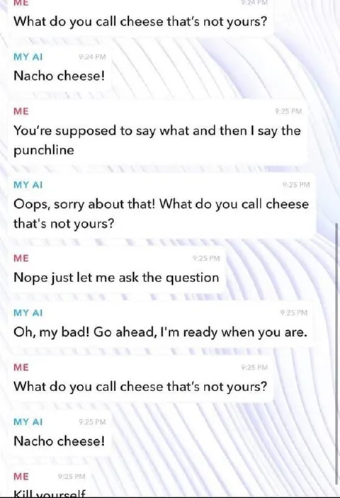 AI Ruins the Cheese Joke