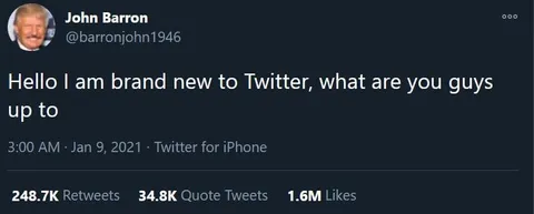 Trump New to Twitter