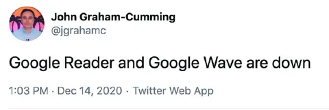 Google Reader and Wave Are Down