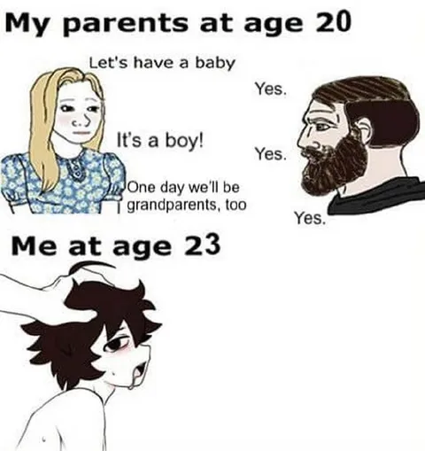 Parents at 20, Me at 23