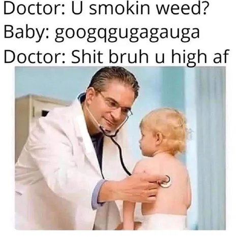 Baby Is High at the Doctor