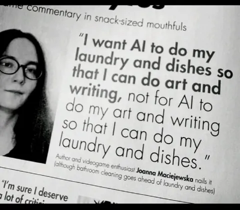 AI Does the Chores, Not the Art