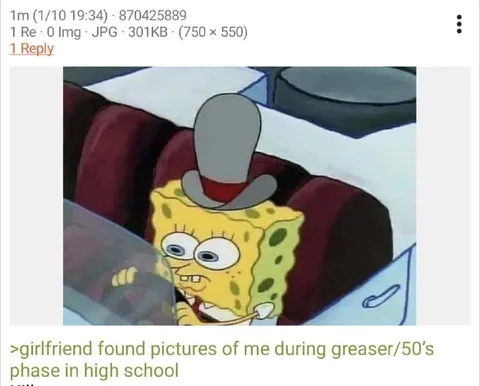Girlfriend Finds Greaser Photos