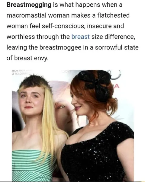 Breastmogging Causes Breast Envy