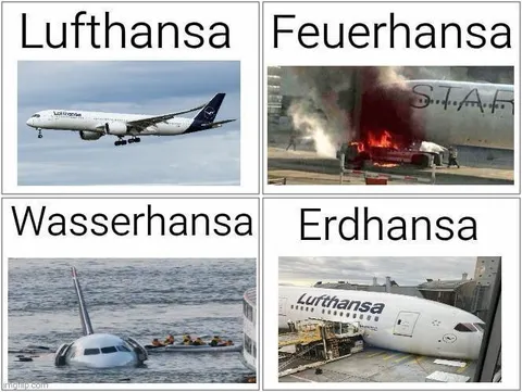 Lufthansa und ihre vier Elemente