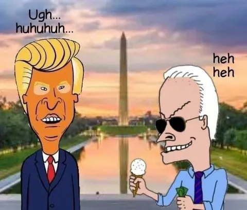 Trump Ugh Heh Heh Reaction
