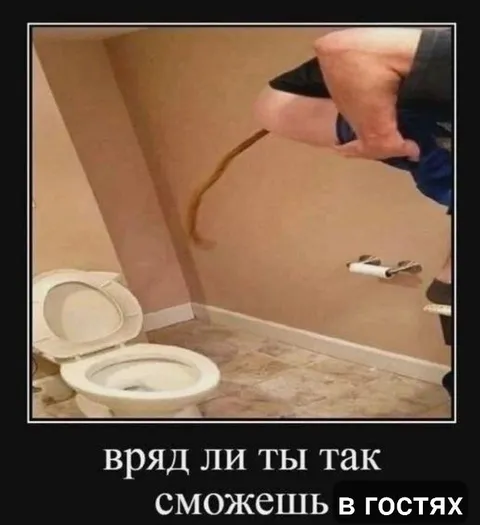 Сможешь ли так в гостях
