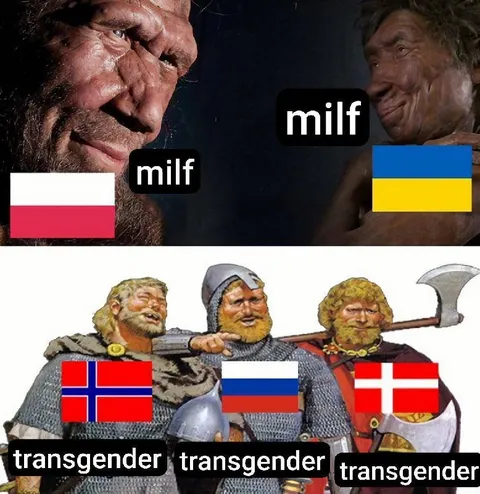 Viking transgender MILF meme
