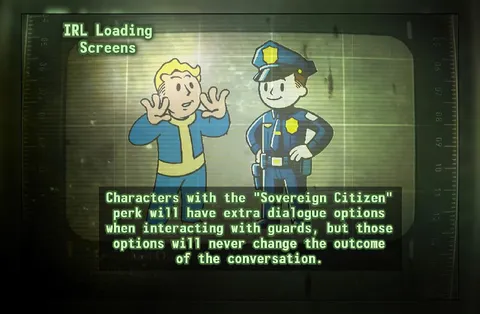 Sovereign Citizen Dialogue Options