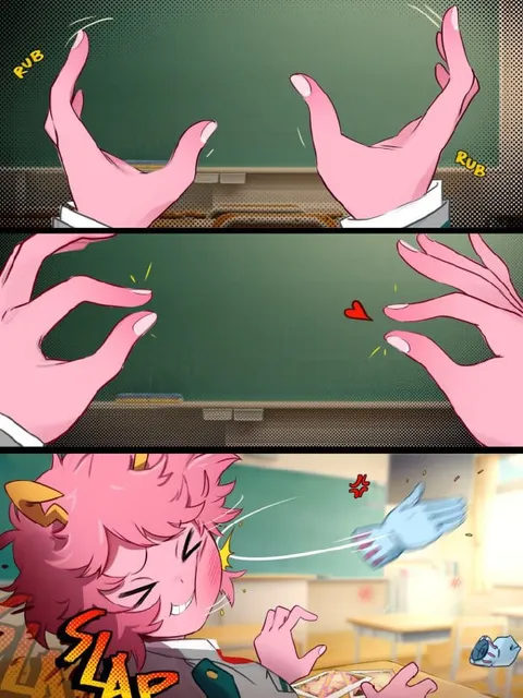 Anime Girl Gets Slapped