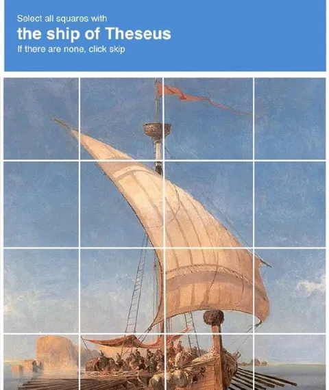 Ship of Theseus CAPTCHA