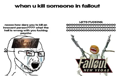 Fallout Innocent Person Reaction