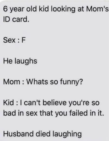 Six-Year-Old Reads Mom's ID