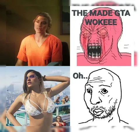 Orange Jumpsuit Versus Bikini