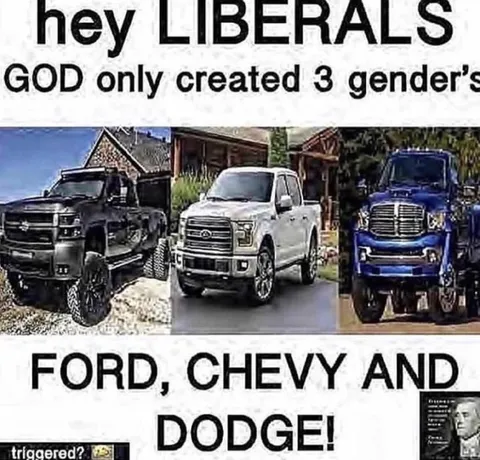 Three Genders Are Truck Brands