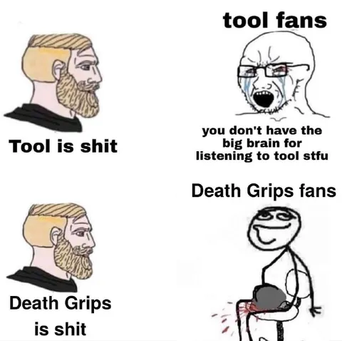 Tool vs Death Grips Fans