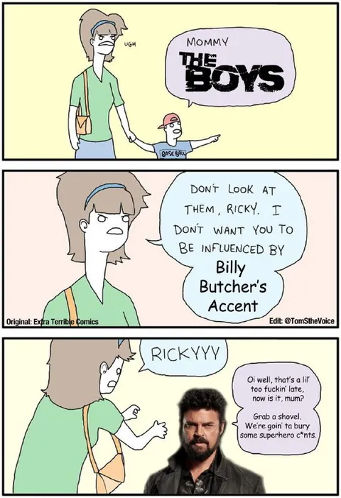 Billy Butcher's Accent Influence