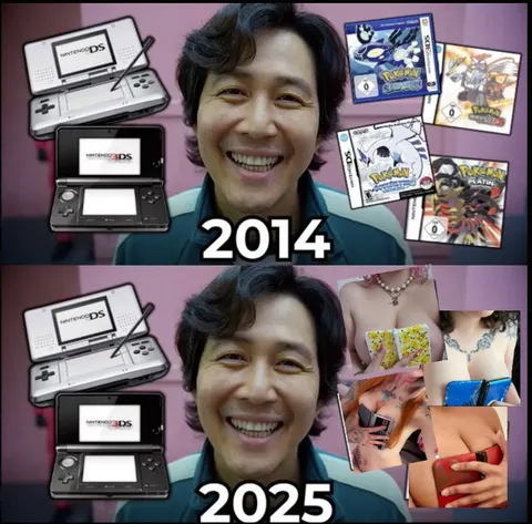 2014 Nintendo 3DS vs 2025