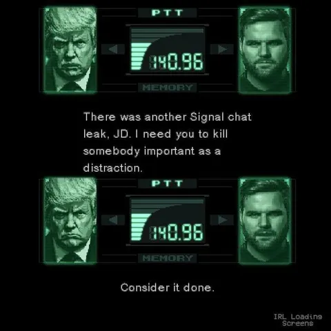 Signal Chat Leak Distraction