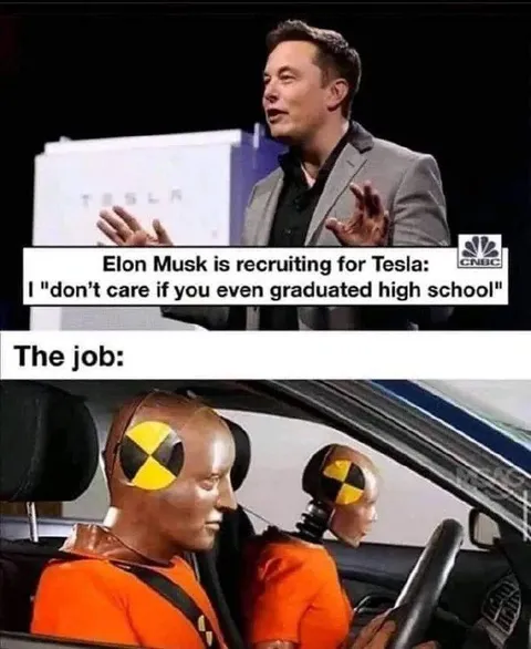 Tesla Crash Test Driver Job