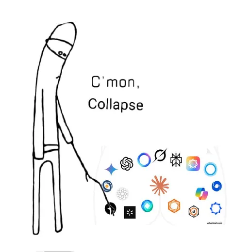 C'mon, Collapse AI Logos