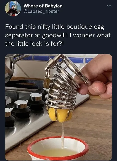 Locked Egg Separator Mystery