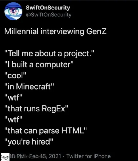 Millennial Interviews Gen Z