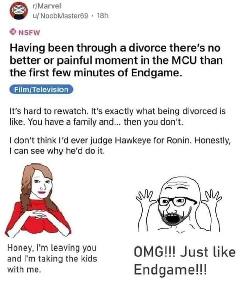 Endgame Divorce Pain