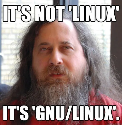 It's Not Linux, It's GNU/Linux